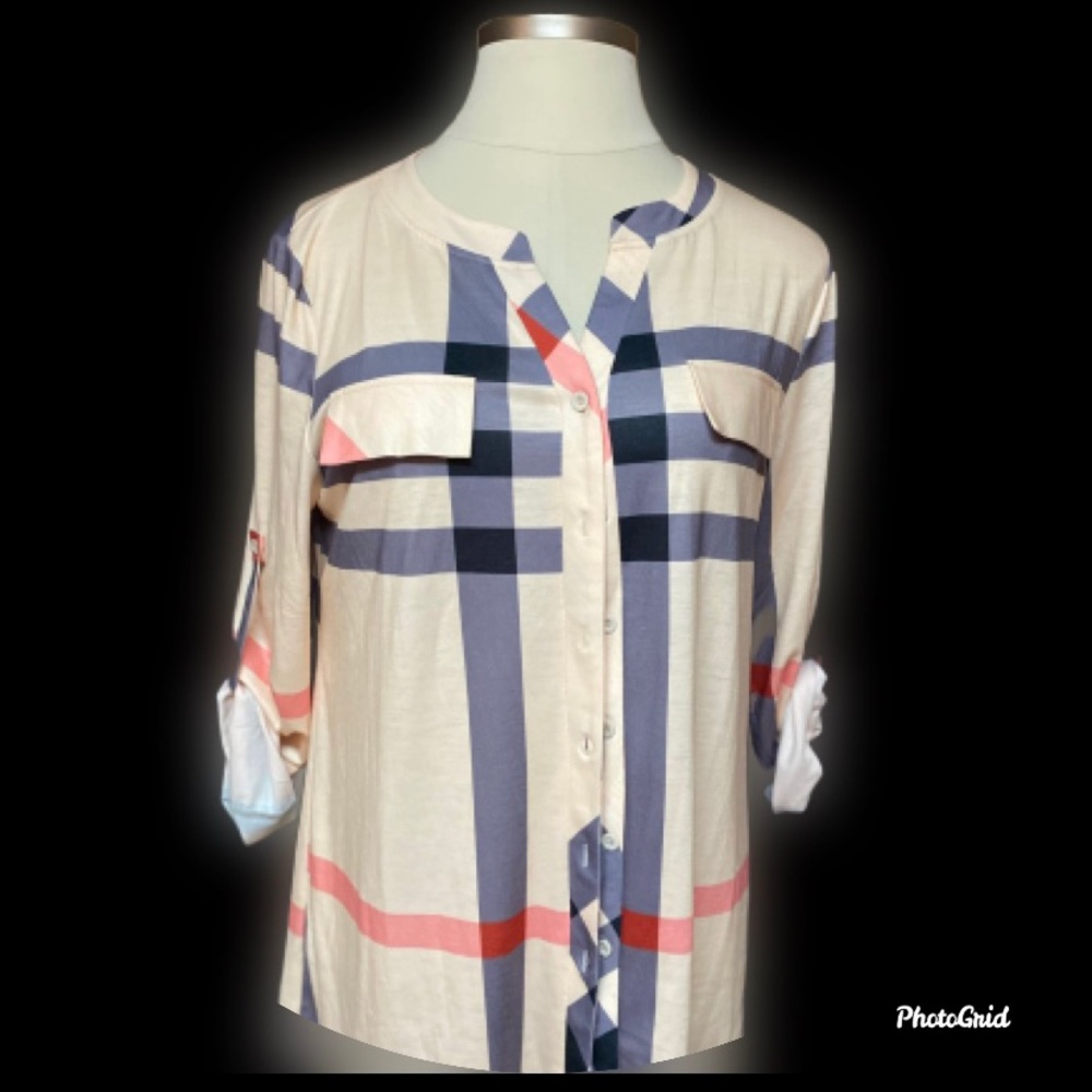 Ladies 3/4 sleeve shirt